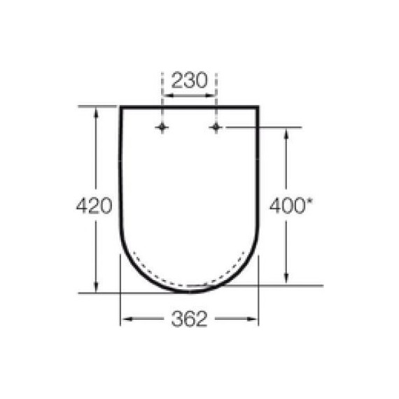 Сиденье с крышкой для унитаза Roca Meridian микролифт 8012AC00B фото 2