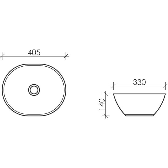 Раковина-чаша ceramicanova Element 40 см CN6016 - 8 Раковина-чаша ceramicanova Element 40 см CN6016 фото 8