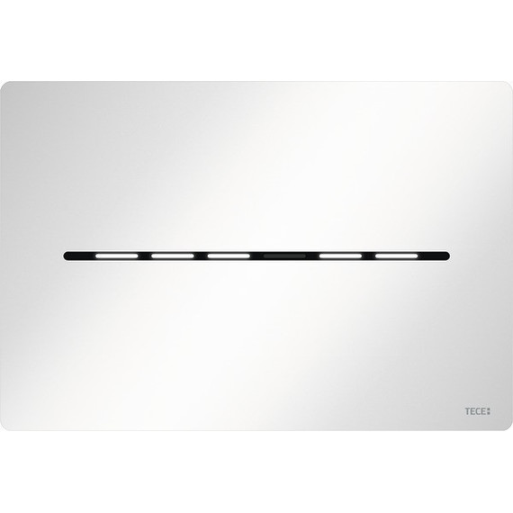 Кнопка смыва TECEsolid 9240452, бесконтактная 12 В, металлическая, белый глянцевый фото 