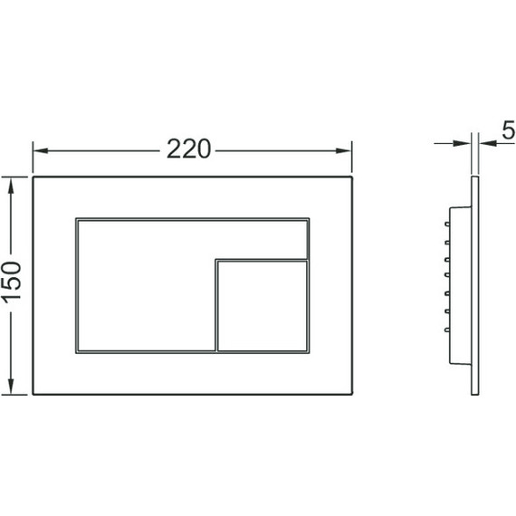 Кнопка смыва TECEvelvet 9240730, бежево-коричневый фото 3