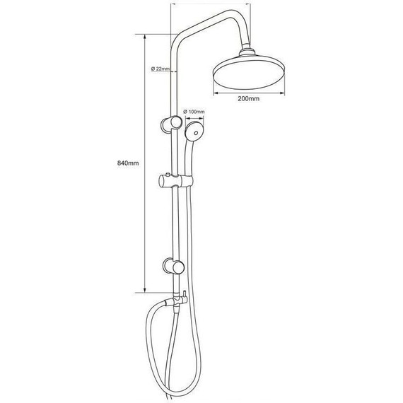 Душевая стойка Aquanet Passion R 212270 фото 2