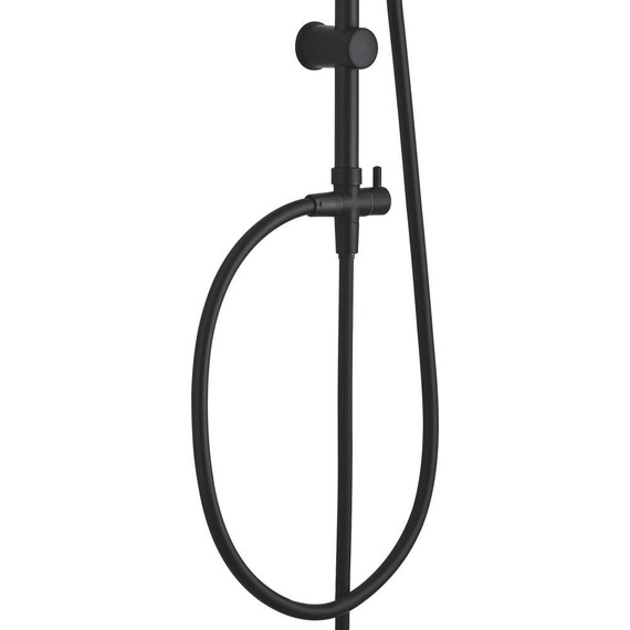 Душевая стойка Aquanet Passion RC AF300-70-RC-B 243321, чёрный матовый - 2 Душевая стойка Aquanet Passion RC AF300-70-RC-B 243321, чёрный матовый фото 2