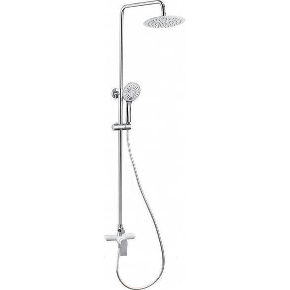 Душевая стойка Aquanet Arctic R AF520-71-R-CW 243324, хром/белый фото 