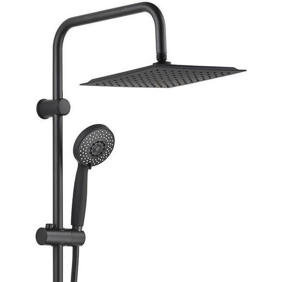 Душевая стойка Aquanet Passion S AF300-70-S-B 261837, чёрный матовый фото 2