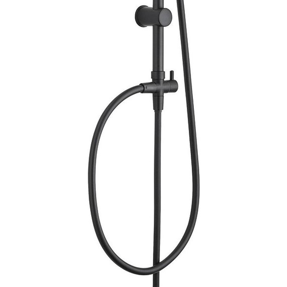 Душевая стойка Aquanet Passion S AF300-70-S-B 261837, чёрный матовый фото 3