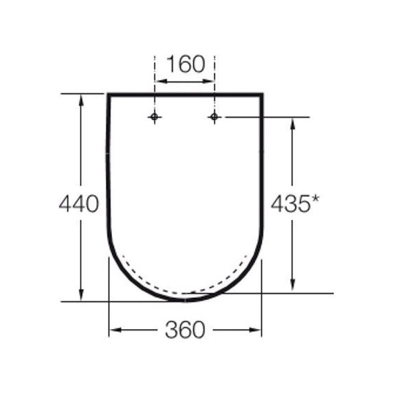 Сиденье с крышкой для унитаза Roca Hall дюропласт 801620004 - 2 Сиденье с крышкой для унитаза Roca Hall дюропласт 801620004 фото 2