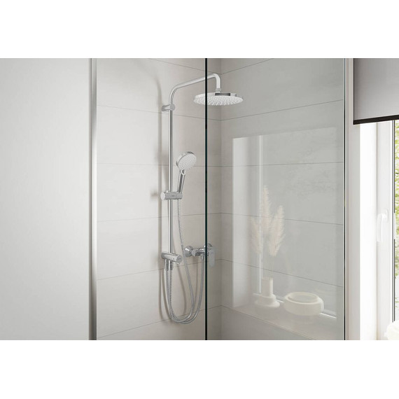 Душевая стойка Hansgrohe Vernis Blend Showerpipe 200 1jet Reno 26272000 - 2 Душевая стойка Hansgrohe Vernis Blend Showerpipe 200 1jet Reno 26272000 фото 2