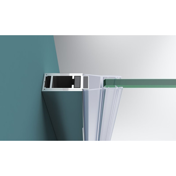 Душевая дверь BelBagno 90 см ETNA-B-12-60/30-C-Cr-90, хром/прозрачное - 7 Душевая дверь BelBagno 90 см ETNA-B-12-60/30-C-Cr-90, хром/прозрачное фото 7