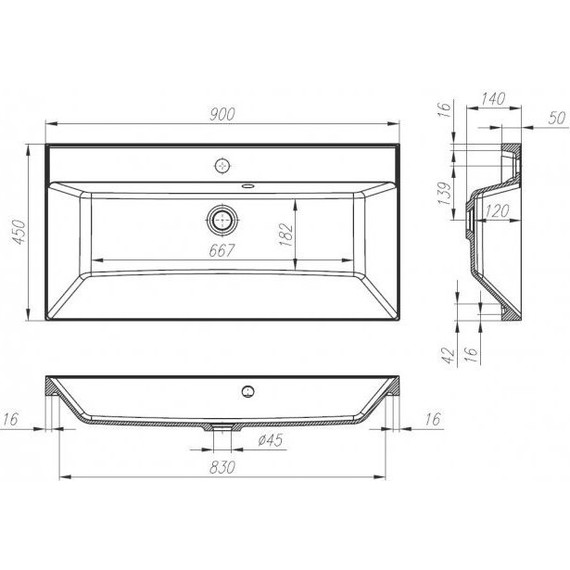 Тумба подвесная с раковиной BelBagno VITTORIA-900-2C-SO-BO-P 90 см, Bianco Opaco фото 8