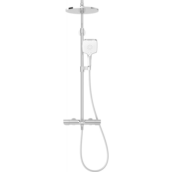 Душевая стойка с термостатом Jacob Delafon Avid E97389RU-9-CP - 2 Душевая стойка с термостатом Jacob Delafon Avid E97389RU-9-CP фото 2