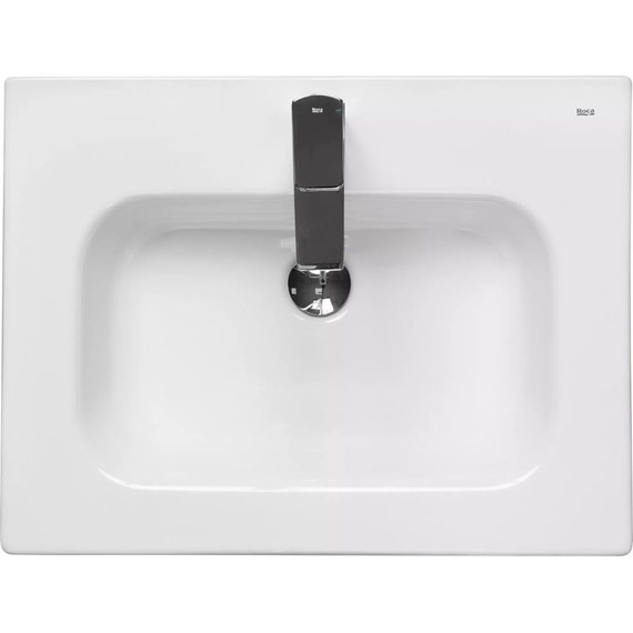 Тумба подвесная с раковиной Акватон Римини 60 см 1A226601RN950, черный фото 7