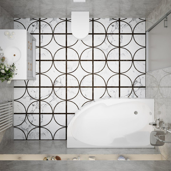 Ванна акриловая Тритон София 170х95 см L с каркасом фото 8