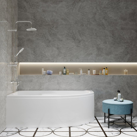 Ванна акриловая Тритон София 170х95 см L с каркасом фото 5