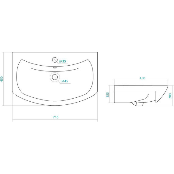 Тумба напольная с раковиной Стиль 70/1 см - 7 Тумба напольная с раковиной Стиль 70/1 см фото 7