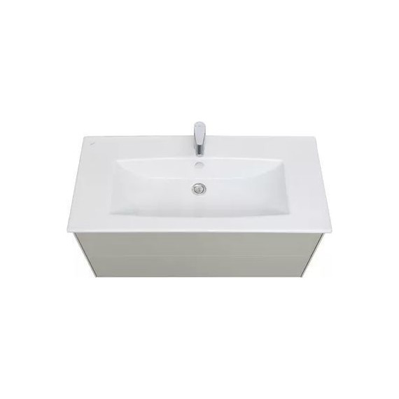 Тумба подвесная с раковиной Акватон Сохо 100 см 1A258201AJ9A0, слэйт/галька серая - 4 Тумба подвесная с раковиной Акватон Сохо 100 см 1A258201AJ9A0, слэйт/галька серая фото 4