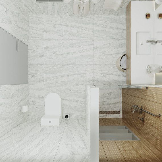 Душевая дверь Тритон Уно 90 см, алюминий/прозрачное - 6 Душевая дверь Тритон Уно 90 см, алюминий/прозрачное фото 6