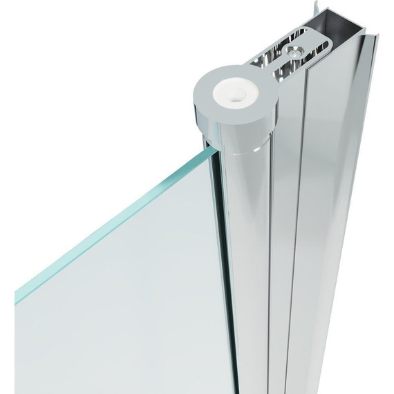 Душевая дверь Тритон Уно 90 см, алюминий/прозрачное - 8 Душевая дверь Тритон Уно 90 см, алюминий/прозрачное фото 8