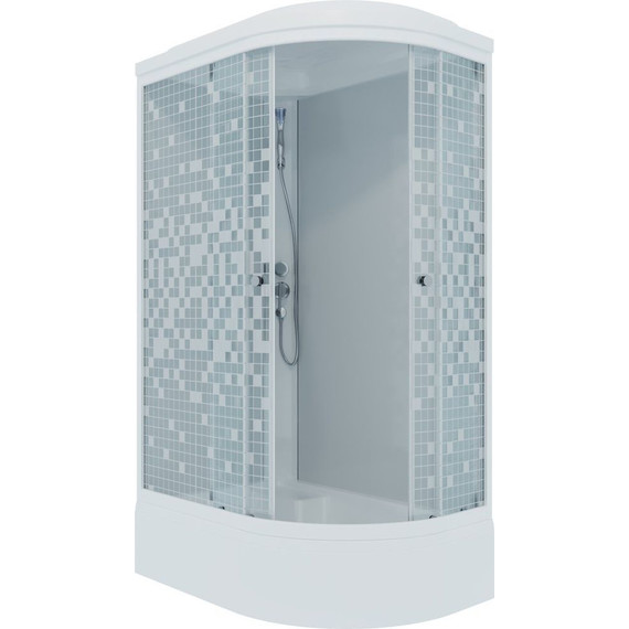 Душевая кабина Triton Коралл B 120x80 см, белый/узор L - 3 Душевая кабина Triton Коралл B 120x80 см, белый/узор L фото 3