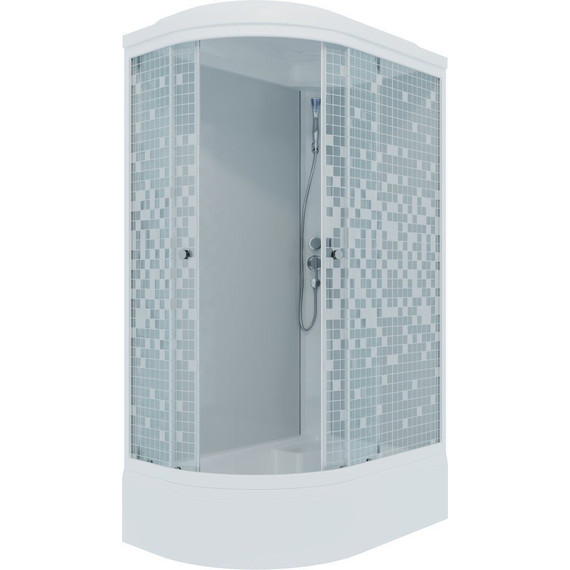 Душевая кабина Triton Коралл B 120x80 см, белый/узор R фото 2