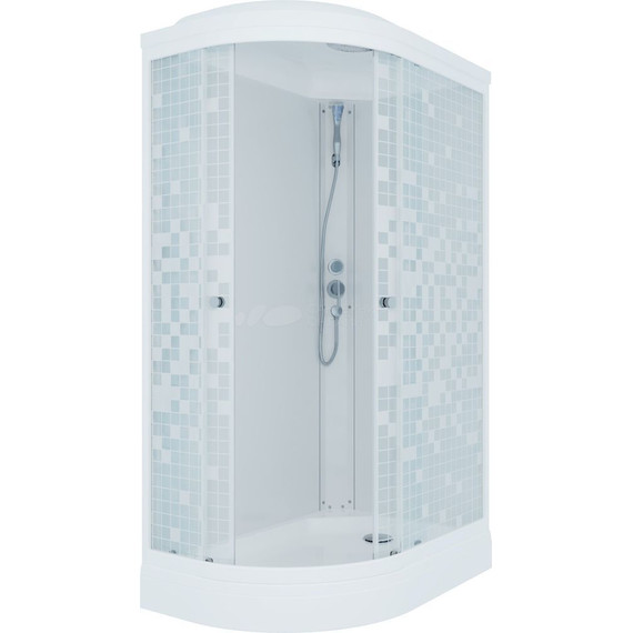 Душевая кабина Triton Коралл A 120x80 см, белый/узор R фото 2