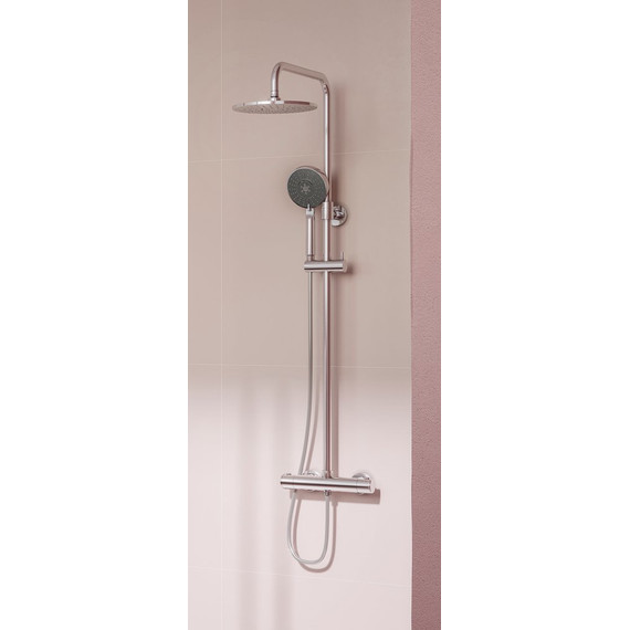 Душевая стойка с термостатом Vitra AquaHeat Bliss 250 A47201EXP - 3 Душевая стойка с термостатом Vitra AquaHeat Bliss 250 A47201EXP фото 3