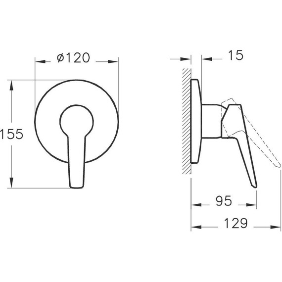 Набор для гигиенического душа Vitra Hygienic A49271EXP - 4 Набор для гигиенического душа Vitra Hygienic A49271EXP фото 4
