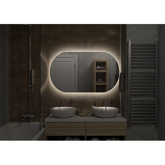 Зеркало Art&Max Torino Led 100 см AM-Tor-1000-600-DS-F - 4 Зеркало Art&Max Torino Led 100 см AM-Tor-1000-600-DS-F фото 4