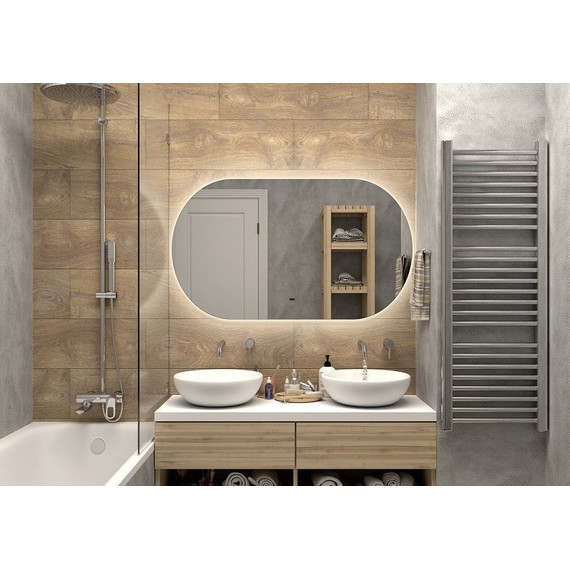 Зеркало Art&Max Torino Led 110 см AM-Tor-1100-650-DS-F фото 5