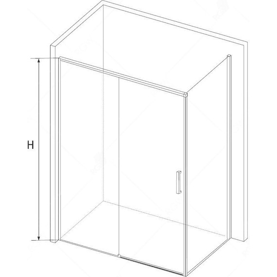 Душевое ограждение RGW SV-45 (SV-13B + Z-050-2B) 140x70 см 06324547-014, черный/прозрачное фото 3