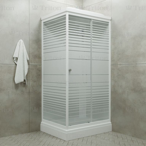 Душевая кабина Triton Квадро 120x80 см, белый/узор R фото 5