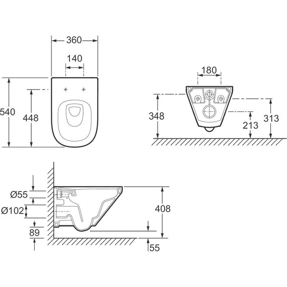 Инсталляция с подвесным безободковым унитазом Jacob Delafon Modern Life E21773RU-00 - 11 Инсталляция с подвесным безободковым унитазом Jacob Delafon Modern Life E21773RU-00 фото 11