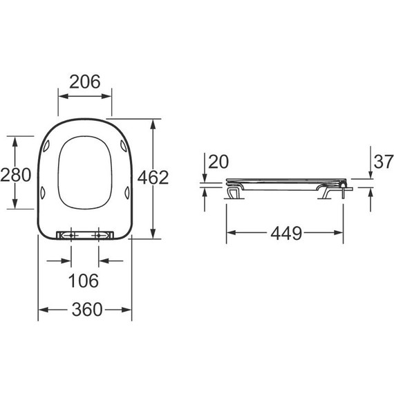 Инсталляция с подвесным безободковым унитазом Jacob Delafon Modern Life E21774RU-00 фото 15
