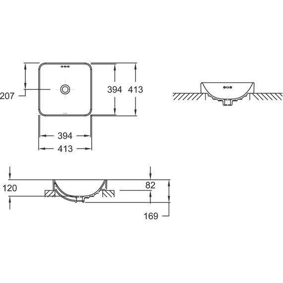 Раковина-чаша Jacob Delafon Vox 41 см E2661-0 фото 5