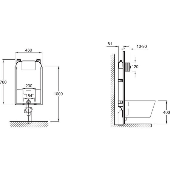 Смывной бачок скрытого монтажа Jacob Delafon E31671-NF фото 2