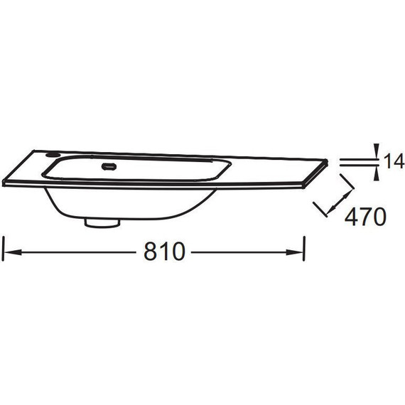 Раковина мебельная Jacob Delafon Nona 81 см EB1880RU-00 фото 3