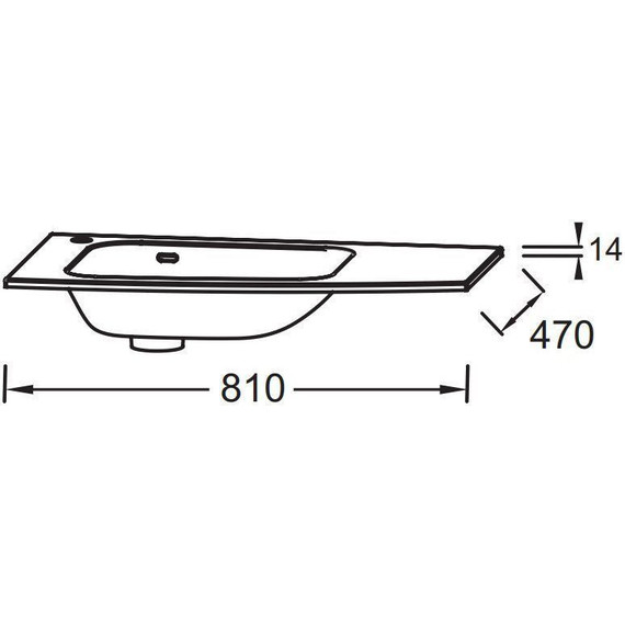 Раковина мебельная Jacob Delafon Nona 81 см EB1884RU-DE4, серый матовый фото 3