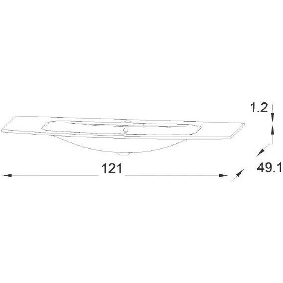 Раковина мебельная Jacob Delafon Nona 121 см EB1886RU-DE4, серый матовый фото 3