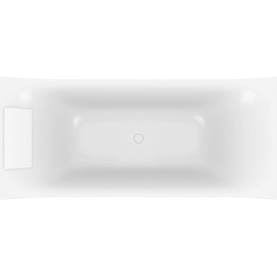 Ванна отдельностоящая Jacob Delafon Grand Boulevard 180x80 см E6D156-0 с сифоном фото 3