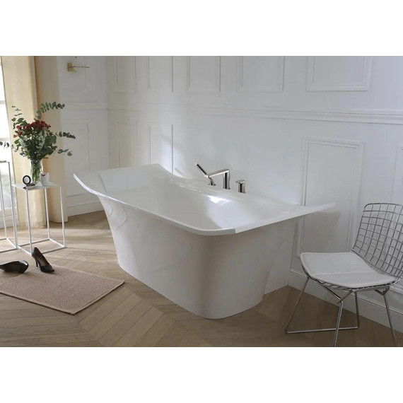 Ванна каменная Jacob Delafon Grand Boulevard 180x90 см E6D158-0 с сифоном фото 2