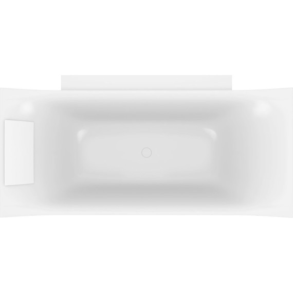 Ванна каменная Jacob Delafon Grand Boulevard 180x90 см E6D158-0 с сифоном фото 3