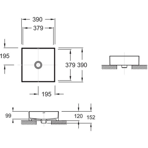 Раковина-чаша Jacob Delafon Delta Pure 39 см E90011-0 фото 5
