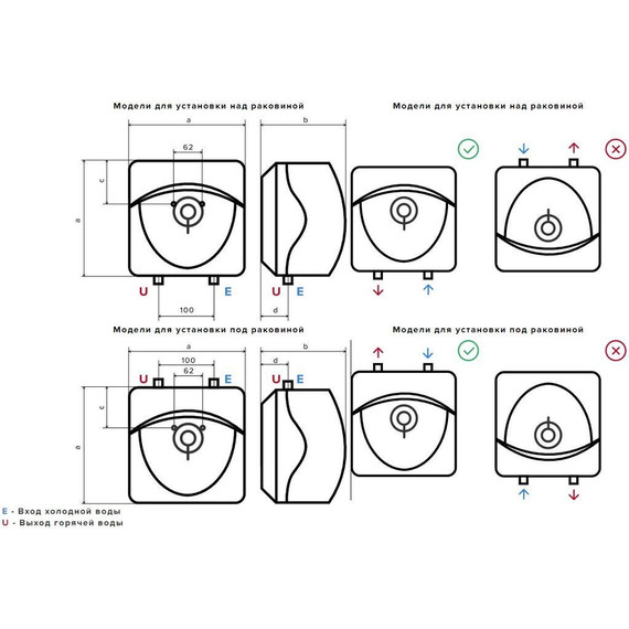 Водонагреватель электрический Ariston ABS Andris LUX 6 UR (под мойкой) 3626239 - 6 Водонагреватель электрический Ariston ABS Andris LUX 6 UR (под мойкой) 3626239 фото 6