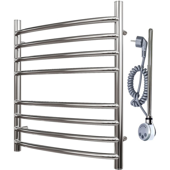 Полотенцесушитель электрический Point П8 500x600 мм PN05156SE (возможность скрытого подключения) фото 3