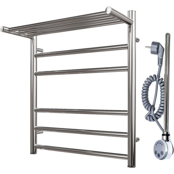 Полотенцесушитель электрический с полкой Point П5 500x600 мм PN10156PE (возможность скрытого подключения) фото 