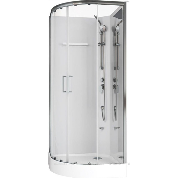 Душевое кабина Aquanet Passion R 2.0 90x90 см 263868, хром/прозрачное (безсиликоновая сборка) - 3 Душевое кабина Aquanet Passion R 2.0 90x90 см 263868, хром/прозрачное (безсиликоновая сборка) фото 3