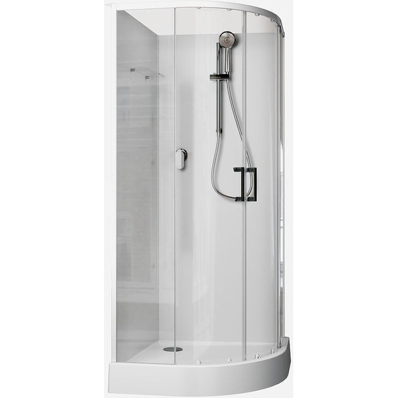 Душевое кабина Aquanet Passion EVO R 90x90 см 267252, белый/прозрачное (безсиликоновая сборка) - 2 Душевое кабина Aquanet Passion EVO R 90x90 см 267252, белый/прозрачное (безсиликоновая сборка) фото 2