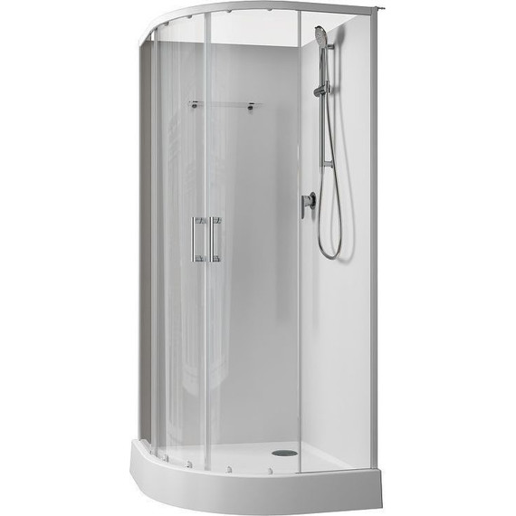 Душевое кабина Aquanet Passion EVO R 90x90 см 267252, белый/прозрачное (безсиликоновая сборка) - 3 Душевое кабина Aquanet Passion EVO R 90x90 см 267252, белый/прозрачное (безсиликоновая сборка) фото 3