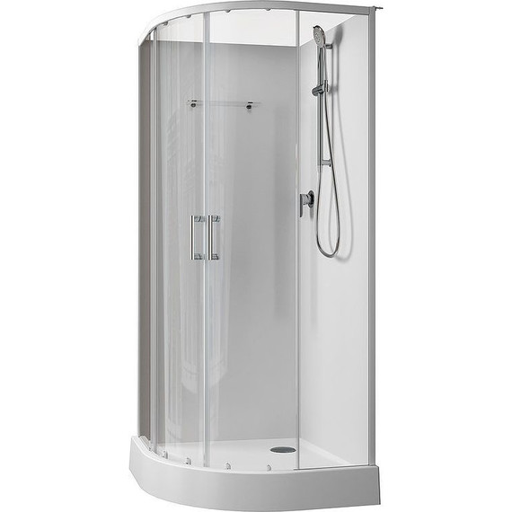 Душевое кабина Aquanet Passion EVO R 100x100 см 281965, белый/прозрачное (безсиликоновая сборка) - 2 Душевое кабина Aquanet Passion EVO R 100x100 см 281965, белый/прозрачное (безсиликоновая сборка) фото 2