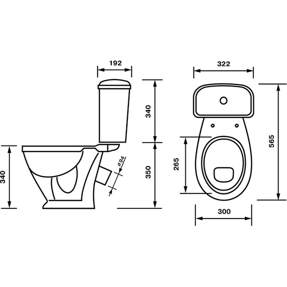 Унитаз-компакт Оскольская керамика Детский Стандарт с полипропиленовой крышкой 47901130022 фото 7