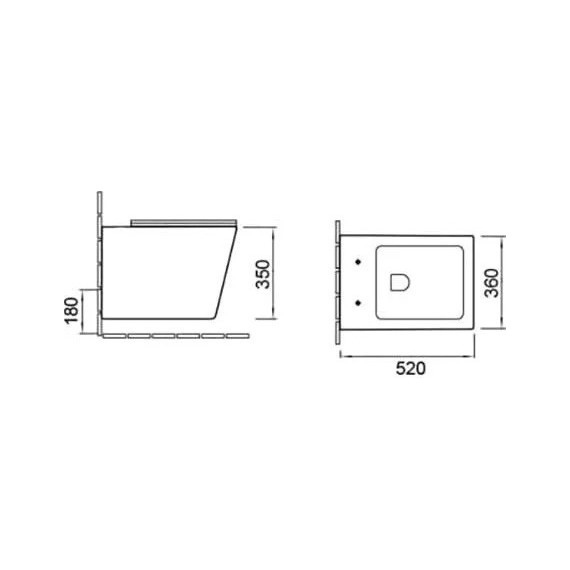 Инсталляция Grohe Rapid SL с подвесным безободковым унитазом SantiLine SL-5007 - 13 Инсталляция Grohe Rapid SL с подвесным безободковым унитазом SantiLine SL-5007 фото 13